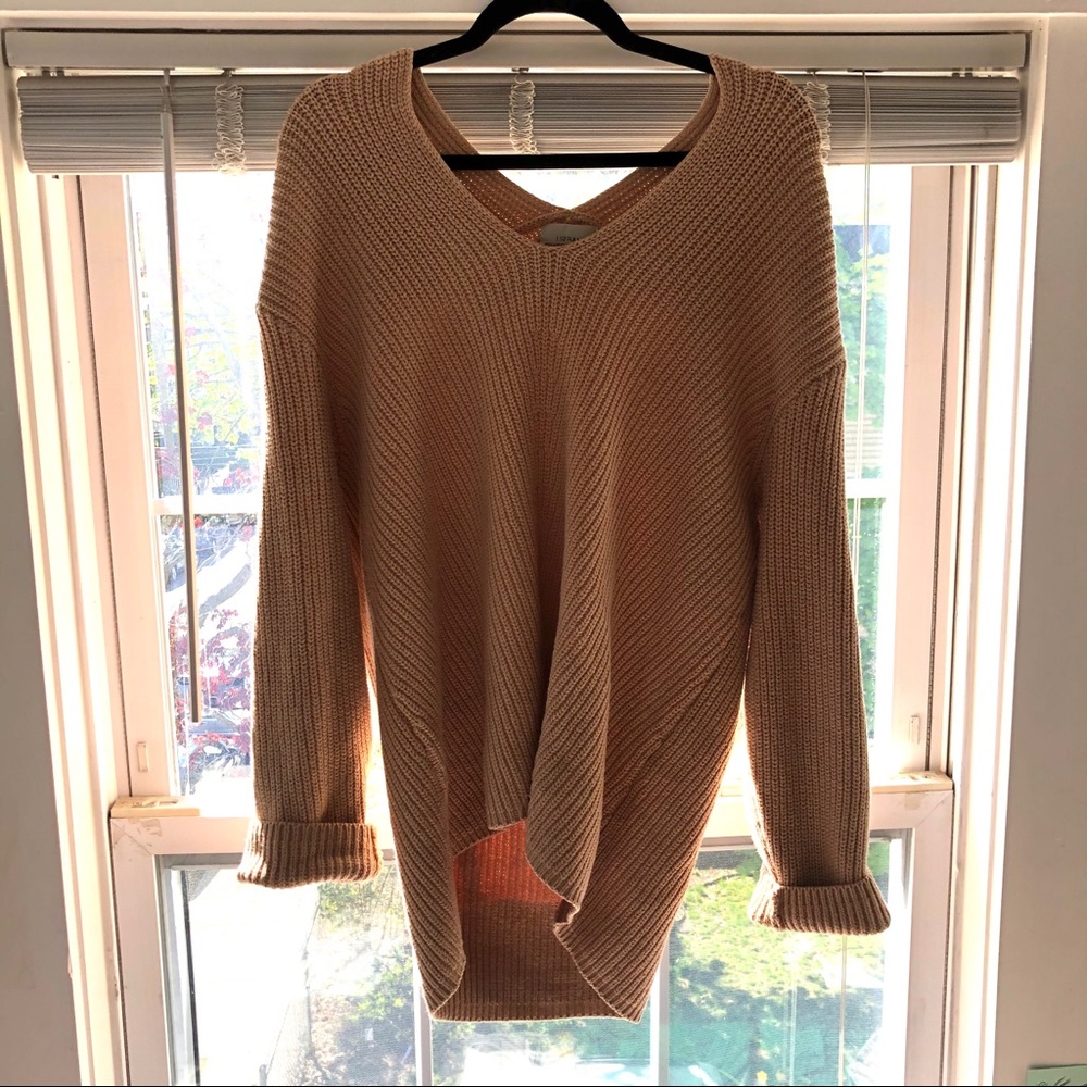 Urban Outfitters oversized pink sweater